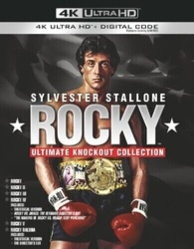 Rocky 6-Film Collection [New 4K UHD Blu-ray] 4K Mastering, Boxed Set, Digital