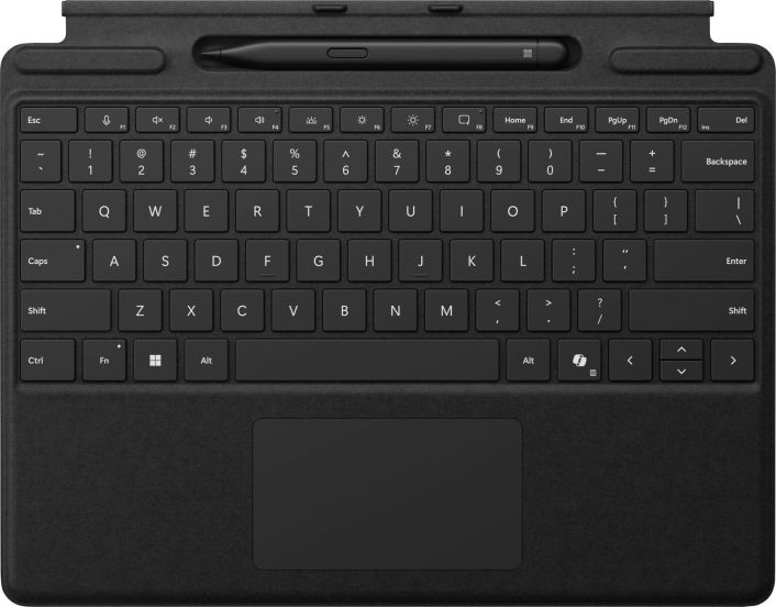 Microsoft - Surface Slim Pen (2nd Edition) and Pro Keyboard for Pro (11th Edition) - Black