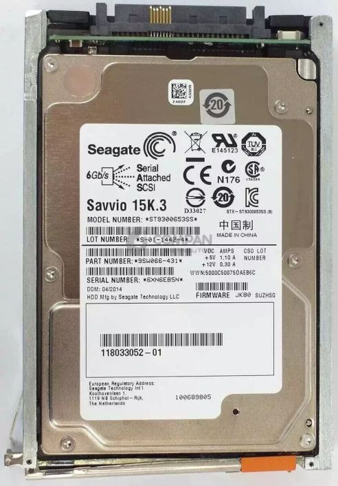 ST9300653SS Seagate 300GB 15K 6Gb/s 64MB 2.5" SAS SERVER HDD Hard Drive