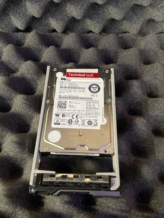 Dell 600GB 2.5 AL13SXB600N P/N:0990FD 6Gb/s 15K RPM SAS Hard Drive W/Caddy Dell