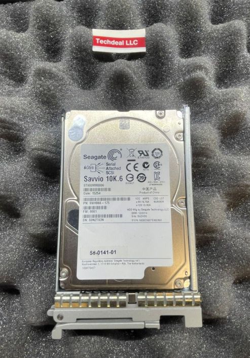 SEAGATE ST900MM0006 900GB 10K 6GB 2.5" SAS HDD UCS-HDD900GI2F106 - MP W CADDY