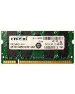 CT51264AC800.M16FC Crucial 4GB PC2-6400 DDR2-800MHz non-ECC Unbuffered CL6 200-Pin SoDimm Dual Rank Memory Module