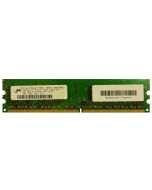 MT16HTF25664AY-800G1 Micron 2GB PC2-6400 DDR2-800MHz non-ECC Unbuffered CL6 240-Pin DIMM Dual Rank Memory Module