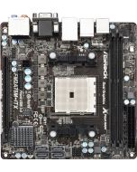 90-MXGQE0-A0UAYZ ASRock Socket FM2 AMD A75 Chipset 100W Processors Support DDR3 2x DIMM 4x SATA2 3.0Gb/s Mini-ITX Motherboard (Refurbished)