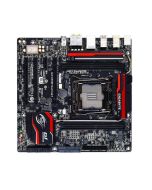GA-X99M-Gaming 5 (rev. 1.0) Gigabyte Socket LGA 2011-3 Intel X99 Express Chipset Xeon E5-1600/ E5-2600/ E5-4600 v3/v4 Core i7 Processors Support DDR4 4x DIMM 10x SATA 6.0Gb/s Micro-ATX Motherboard  (Refurbished)