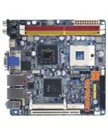 GA-6KIEH-RH Gigabyte Socket P Intel GM965/ICH8M Chipset Core 2 Duo Processors Support DDR2 2x DIMM 4x SATA 3.0Gb/s Mini-ITX Server Motherboard (Refurbished)