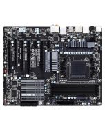 GA-990FXA-UD3 Gigabyte Socket AM3 AMD 990FX/ SB950 Chipset AMD AM3+ FX/ AM3 Phenom II/ AMD Athlon II Processors Support DDR3 4x DIMM 6x SATA 6.0Gb/s ATX Motherboard (Refurbished)
