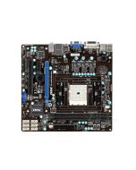 FM2-A85XMA-P33 MSI Socket FM2 AMD A85X Chipset AMD A10/A8/A6/A4-Series Processors Support DDR3 2x DIMM 6x SATA 3.0Gb/s Micro-ATX Motherboard (Refurbished)