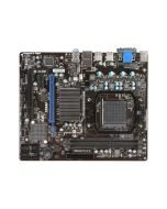 MSM760GME51 MSI Socket AM3 AMD 760G + SB710 Chipset AMD Phenom II X4/ Phenom II X3/ Phenom II X2/ AMD Athlon X4/ Athlon II X3/ Athlon II X2/ AMD Sempron Processors Support DDR3 4x DIMM 5x SATA2 3.0Gb/s Micro-ATX Motherboard (Refurbished)