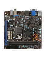 E350IS-E45 MSI Socket On Board AMD E-350 APU Chipset AMD E-350 APU Processors Support DDR3 2x DIMM 4x SATA 6.0Gb/s Mini ITX Motherboard (Refurbished)