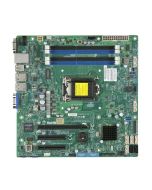 X10SLM-F SuperMicro Socket LGA 1150 Intel C224 Express Chipset Intel Xeon E3-1200 v3/v4 4th Generation Core i3 / Pentium / Celeron Processors Support DDR3 4x DIMM 4x SATA3 6.0Gb/s Micro-ATX Server Motherboard (Refurbished)