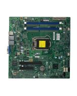 X10SLL+-F SuperMicro Socket LGA 1150 Intel C222 Express Chipset Intel Xeon E3-1200 v3/ 4th Gen Core i3/ Pentium/ Celeron Processors Support DDR3 4x DIMM 2x SATA3 6.0Gb/s Micro-ATX Server Motherboard (Refurbished)