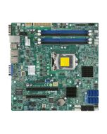 MBDX10SL7FO SuperMicro X10SL7-F Socket LGA 1150 Intel C222 Express Chipset Xeon E3-1200 v3/v4 4th Generation Core i7 / i5 / i3 / Pentium / Celeron Processors Support DDR3 4x DIMM 2x SATA 6.0Gb/s Micro ATX Server Motherboard (Refurbished)