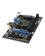 7721-086R MSI A58M-E33 Socket FM2+/FM2 AMD A58 Chipset AMD Athlon/ A-Series Processors Support DDR3 2x DIMM 4x SATA 3.0Gb/s Micro-ATX Motherboard (Refurbished)