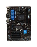 7793-045R MSI A68H PC MATE Socket FM2+ AMD A68H Chipset AMD A-Series/ Athlon Processors Support DDR3 2x DIMM 4x SATA 3.0Gb/s ATX Motherboard (Refurbished)