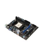7721-006R MSI A55M-E33 Socket FM2+ AMD A55 AMD Athlon/ AMD A-Series Processors Support DDR3 2x DIMM 4x SATA 3.0Gb/s Micro-ATX Motherboard (Refurbished)