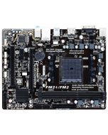 GA-F2A68HM-H Gigabyte Socket FM2+ AMD A68H Chipset AMD A-Series/ AMD Athlon Processors Support DDR3 2x DIMM 4x SATA 6.0Gb/s Micro-ATX Motherboard (Refurbished)