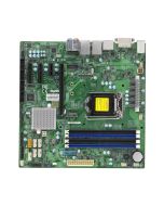 MBD-X11SSQ-L-B SuperMicro X11SSQ-L Socket LGA 1151 Intel H110 Chipset Core i3 / i5 / i7 6th/7th Generation Pentium / Celeron Processors Support DDR4 2x DIMM 4x SATA3 6.0Gb/s Micro-ATX Motherboard (Refurbished)