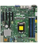 MBD-X11SSM-B SuperMicro X11SSM Socket H4 LGA 1151 Xeon E3-1200 v5 / v6 Intel C236 Chipset DDR4 4 x DIMM 8 x SATA 6Gbps micro-ATX Server Motherboard (Refurbished)