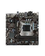 7982-015R MSI B150M PRO-VDH D3 Socket LGA 1151 Intel B150 Chipset 6th Generation Core i7 / i5 / i3 / Pentium / Celeron Processors Support DDR4 4x DIMM 6x SATA 6.0Gb/s Micro-ATX Motherboard (Refurbished)