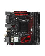 MBZ17IGPA MSI Z170I GAMING PRO AC Socket LGA 1151 Intel Z170 Express Chipset 6th Generation Core i7 / i5 / i3 / Pentium / Celeron Processors Support DDR4 2x DIMM 4x SATA 6.0Gb/s Mini-ITX Motherboard (Refurbished)