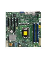 MBD-X11SSM-O SuperMicro X11SSM Socket H4 LGA 1151 Xeon E3-1200 v5 / v6 Intel C236 Chipset DDR4 4 x DIMM 8 x SATA 6Gbps micro-ATX Server Motherboard (Refurbished)