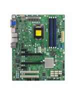 MBX11SEF SuperMicro X11SAE-F Socket LGA 1151 Intel C236 Chipset Xeon E3-1200 v5/v6 DDR4 4x DIMM 8x SATA3 6.0Gb/s ATX Server Motherboard (Refurbished)