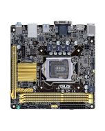 MBH81IPLU ASUS H81I-Plus Socket LGA 1150 Intel H81 Chipset 4th Generation Core i7 / i5 / i3 / Pentium / Celeron Processors Support DDR3 2x U-DIMM 2x SATA 6.0Gb/s Mini-ITX Motherboard (Refurbished)
