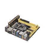 Z87I-DELUXE-DDO ASUS Z87I-DELUXE Socket LGA 1150 Intel Z87 Chipset 4th Generation Core i7 / i5 / i3 / Pentium / Celeron Processors Support DDR3 2x DIMM 6x SATA 6.0Gb/s Mini-ITX Motherboard (Refurbished)