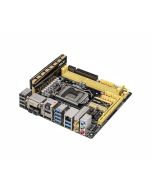 90MB0H30-M0EAY0 ASUS Z87I-PRO Socket LGA 1150 Intel Z87 Chipset 4th Generation Core i7 / i5 / i3 / Pentium / Celeron Processors Support DDR3 2x DIMM 6x SATA 6.0Gb/s Mini-ITX Motherboard (Refurbished)