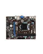 H81M-E33 MSI Socket LGA 1150 Intel H81 Chipset Core i7 / i5 / i3 / Pentium / Celeron Processors Support DDR3 2x DIMM 2x SATA 3.0Gb/s Micro-ATX Motherboard (Refurbished)