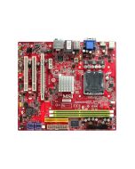 P6NGM-FD MSI Socket LGA 775 Nvidia GeForce 7100 + nForce 630i Chipset Core 2 Duo/ Core 2 Quad/ Pentium 4 Extreme Edition/ Pentium Extreme Edition/ Pentium 4/ Pentium D Processors Support DDR2 2x DIMM 4x SATA 3.0Gb/s Micro-ATX Motherboard (Refurbished)