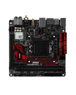 Z170I GAMING PRO AC MSI Socket LGA 1151 Intel Z170 Express Chipset 6th Generation Core i7 / i5 / i3 / Pentium / Celeron Processors Support DDR4 2x DIMM 4x SATA 6.0Gb/s Mini-ITX Motherboard (Refurbished)
