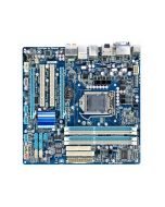 GA-H55M-USB3 Gigabyte Desktop Motherboard Intel H55 Express Chipset Socket 1156 Micro ATX 1 x Processor Support 16GB DDR3 SDRAM Maximum RAM Floppy Controller, Serial ATA/300, Ultra ATA/133 (ATA-7) RAID Supported Controller Onboard (Refurbished)