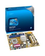 BOXDG41WV Intel Desktop Motherboard DG41WV iG41 Express Chipset Socket T LGA 775 1333MHz FSB 1 Pack micro ATX 1 x Processor Support (Refurbished)