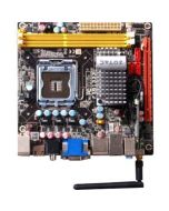 GF9300-K-E ZOTAC GeForce 9300-ITX-WiFi Desktop Motherboard AMD Chipset Mini ITX Socket T LGA-775 1333 MHz FSB 8GB DDR2 SDRAM SATA/300 5.1 Channel Audio (Refurbished)