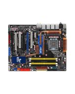 P5QPREMIUM ASUS P5Q PREMIUM Socket LGA 775 Intel P45 + ICH10R Chipset Core 2 Quad/ Core 2 Extreme/ Core 2 Duo/ Pentium Dual-Core/ Celeron Dual-Core/ Celeron Processors Support DDR2 4x DIMM 6x SATA 3.0Gb/s ATX Motherboard (Refurbished)