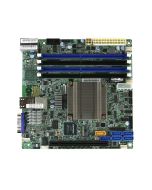 MBDX10SDV4CTLN2FO SuperMicro X10SDV-4C-TLN2F Socket LGA FCBGA1667 System On Chipset Intel Xeon D-1521 Processors Support DDR4 4x DIMM 6x SATA3 6.0Gb/s Mini-ITX Server Motherboard (Refurbished)