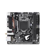 B360N AORUS GAMING WIFI Gigabyte Socket LGA 1151 Intel B360 Express Chipset 8th Generation Core i7 / i5 / i3 / Pentium / Celeron Processors Support DDR4 2x DIMM 4x SATA 6.0Gb/s Mini-ITX Motherboard (Refurbished)