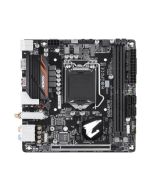 B360NAORUSGAMINGWIFI(rev.1.0) Gigabyte Socket LGA 1151 Intel B360 Express Chipset 8th Generation Core i7 / i5 / i3 / Pentium / Celeron Processors Support DDR4 2x DIMM 4x SATA 6.0Gb/s Mini-ITX Motherboard (Refurbished)
