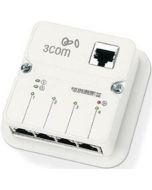 3CNJ225FX-ST 3Com Intellijack Nj225 4-Port Switch Rj45 1-100b-Fx Uplink Switch (Refurbished)
