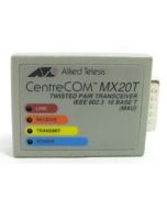 AT-MX20T_N Allied Telesis Centrecom IEEE 802.3 10Mbps 10Base-T RJ45 AUI Transceiver Module