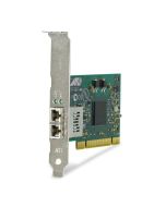 AT-2931SX-SC Allied Telesis Dual-Ports 1Gbps 1000Base-SX 64-Bit PCI-X Gigabit Ethernet Fiber Adapter