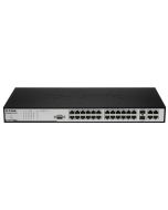 DES-3028-A1 D-Link Switch DES-3028 1U 24-Ports 10/100BASE-TX RJ-45 Combo SFP (Refurbished)