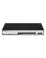 DGS-1210-10P D-Link Ethernet Switch 10-Ports 2 Slot 8 10/ 100/ 1000Base-T 2 10/ 100/ 1000Base-T 2 x SFP (mini-GBIC) (Refurbished)