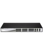 DES-1210-28-A1 D-Link Web Smart 24-Ports 10/100 Switch with (2) 10/ 100/ 1000Base-T Ports and 2 Combo SFP Slots (Refurbished)