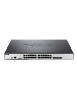 DWS-3160-24TC D-Link 20-Ports Gigabit Unified Wireless Switch with 4 Gigabit Combo Base-T/SFP Ports (Refurbished)