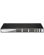 DES-1210-28 D-Link Web Smart 24-Ports 10/100 Switch with (2) 10/ 100/ 1000Base-T Ports and 2 Combo SFP Slots (Refurbished)