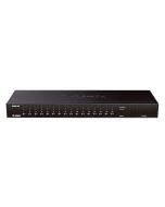 DKVM-450 D-Link 16-Ports 1U Rack-mountable KVM Ethernet Switch (Refurbished)