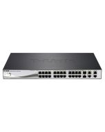DES-1210-28P D-Link 28Port 2 Slot 24 4 x 10/100Base-TX 10/ 100/ 1000Base-T Power Over Ethernet 2 x SFP (mini-GBIC) (Refurbished)